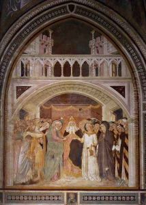 The Betrothal of the Virgin 1360s by Lippo Di Vanni