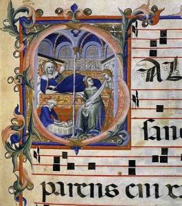 The Birth of The Virgin by Lippo Di Vanni