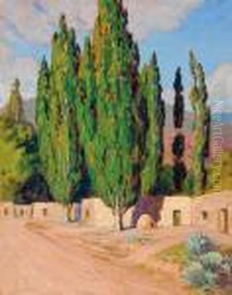 Poplars, Santa Fe, July 1923 - view 1