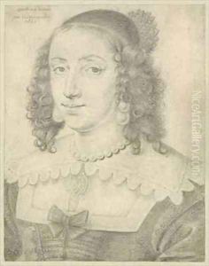 Portrait of Queen Henrietta Maria by Daniel Dumonstier