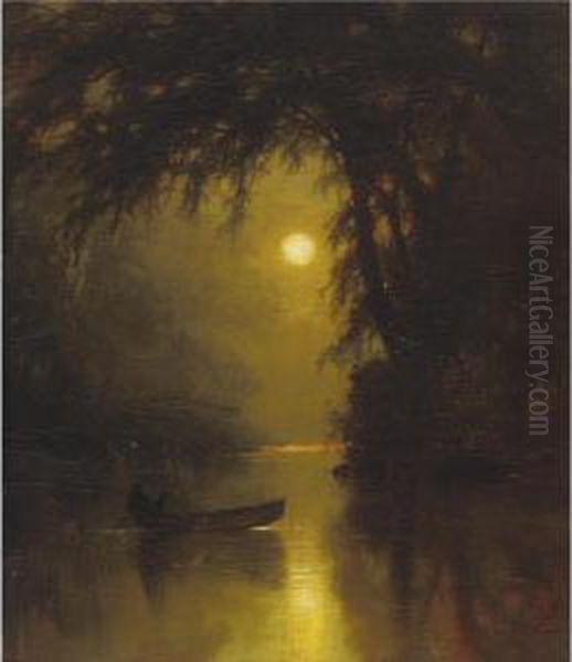 Moonlit Landscape - view 1