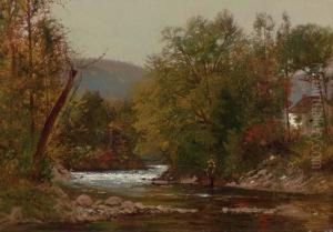 Trout Fishing by Ernest Parton
