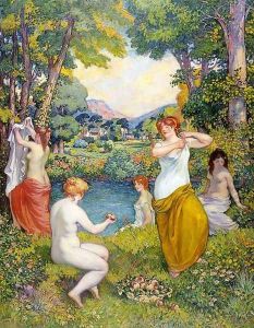 Pond by Georges dEspagnat