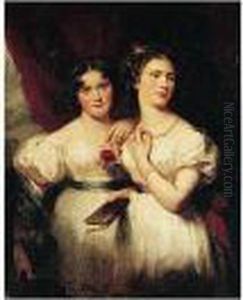 Both Three-quarter Length, Standing, Wearing White Dresses