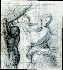 Salome Con La Testa Del Battista by Lorenzo Pasinelli