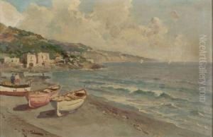 Quiet Beach by Lazzaro Pasini