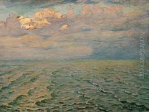Grado - marina Dal Pontile Dei Bagni - 1929 by Lazzaro Pasini