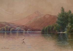 Lakeside Scene by William Frederick Paskell