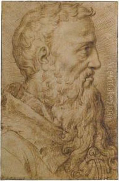 Portrait Of Baccio Bandinelli, In Profile To The Right - view 1