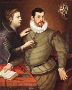 Doppelbildnis by Bartolomeo Passarotti