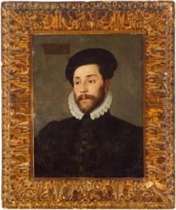 Ritratto Di Gentiluomo Con Berretto Nero E Gorgiera by Bartolomeo Passarotti