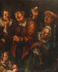 Peasants Merrymaking by Bartolomeo Passarotti
