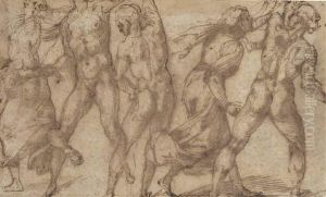 Cinq Figures, Pour Un Massacre Des Innocents by Bartolomeo Passarotti