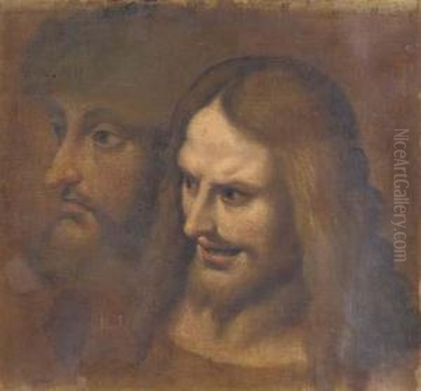 Two Studies Of The Head Of Christ - view 1