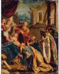 Adoration Of The Magi by Bartolomeo Passarotti