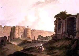 The Western Entrance of Shere Shahs Fort Delhi
