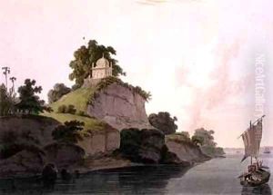 Hindoo Temple near Currah on the River Ganges