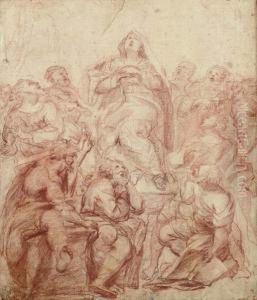 The Assumption Of The Virgin by Giuseppe Passeri