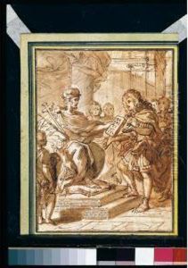 Scena Storica Con Luigi Ix Di 
Francia Che Consegna Un Documento Ad Un Personaggio Altolocato Insignito
 Del Toson D'oro by Giuseppe Passeri