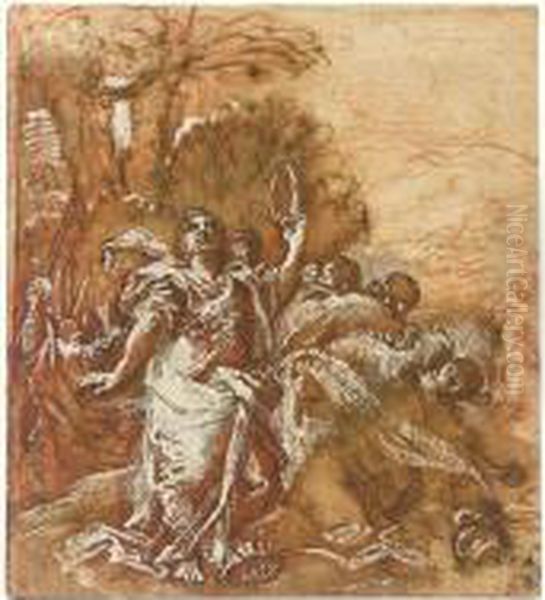 The Gathering Of The Manna - view 1
