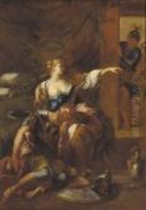 Samson And Delilah by Giuseppe Passeri