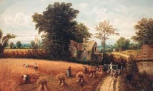 Countryfolk Harvesting, Near Reading