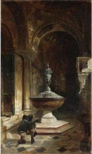 Il Fonte Battesimale Della Basilica Di San Marco by Luigi Pastega