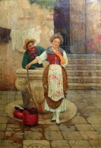 Scena Wloska by Luigi Pastega
