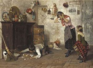 The Mischievous Pet by Luigi Pastega