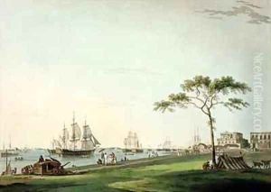 View Taken on the Esplanade Calcutta