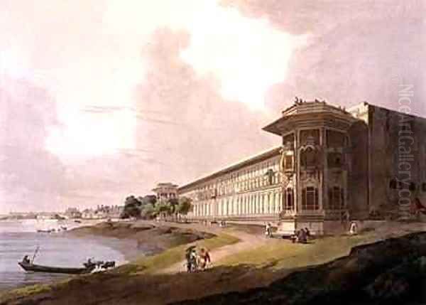 North East View of the Cotsea Bhaug on the River Jumna Delhi - view 1