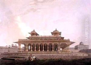 Part of the Palace in the Fort of Allahabad by Thomas Daniell