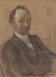 Portrait Of Il'ia Iakovlevich Ginsburg Portrait Of Il'ia Iakovlevich Ginsburg