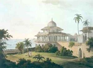 The Chalees Satoon in the Fort of Allahabad on the River Jumna