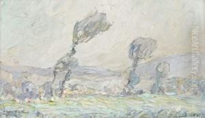 Paysage Aux Grands Arbres by Louis Pastour