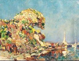 Rade De Golfe Juan by Louis Pastour
