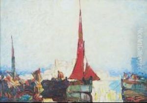 Voiles Au Sec Dans La Lumiere, Cannes, Avril 1936 by Louis Pastour