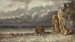 Marine A Etretat by Cherubino Pata