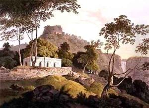 Raje Gaut the Principal Road up to Rotas Ghur Bahar by Thomas Daniell