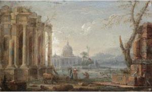 A Capriccio View Possibly Of Saint Peter's, Rome