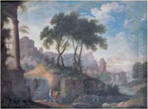 Couple Dans Un Paysage Classique