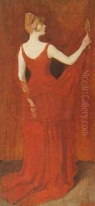 La femme en rouge by William Turner Dannat