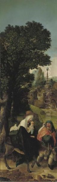 The Flight Into Egypt - view 1