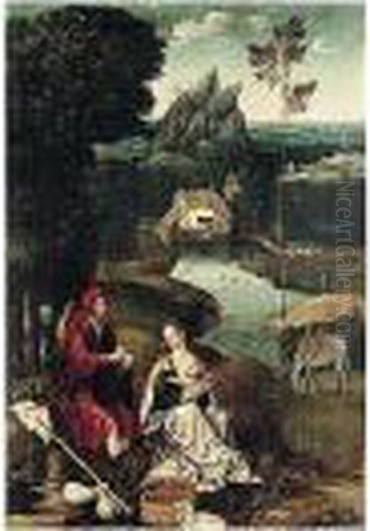 The Rest On The Flight Into Egypt - view 1