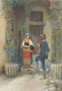 L'ammiccamento by Teofilo Patini