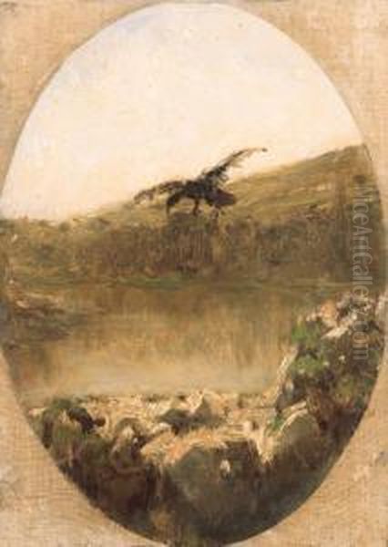 Paesaggio Con Volo D'aquila - view 1