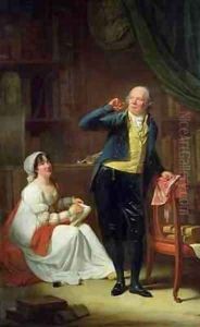 Jacques Delille 1738-1813 and his Wife by Henri Pierre Danloux