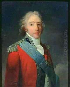 Portrait of Charles of France 1757-1836 Count of Artois future Charles X King of France and Navarre by Henri Pierre Danloux