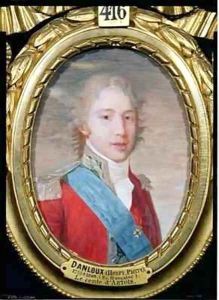 Portrait of Charles of France 1757-1836 by Henri Pierre Danloux
