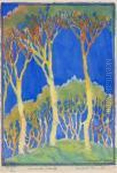 Trees On A Hilltop - view 1